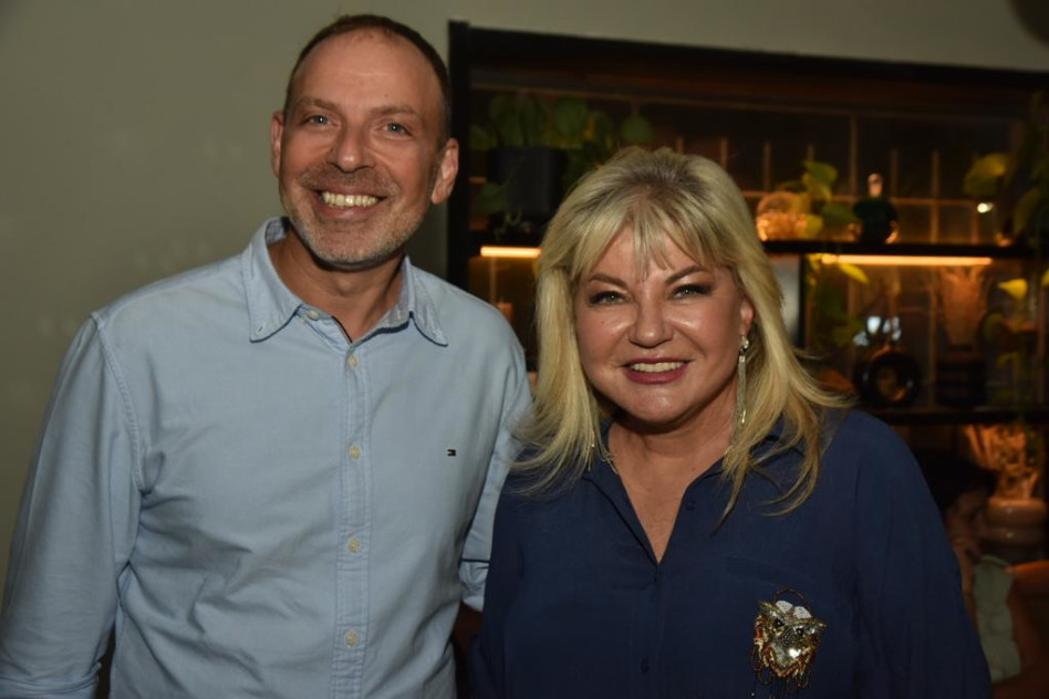 אודליה כרמון ואילן סיגל  (צילום: יוני ספיר)