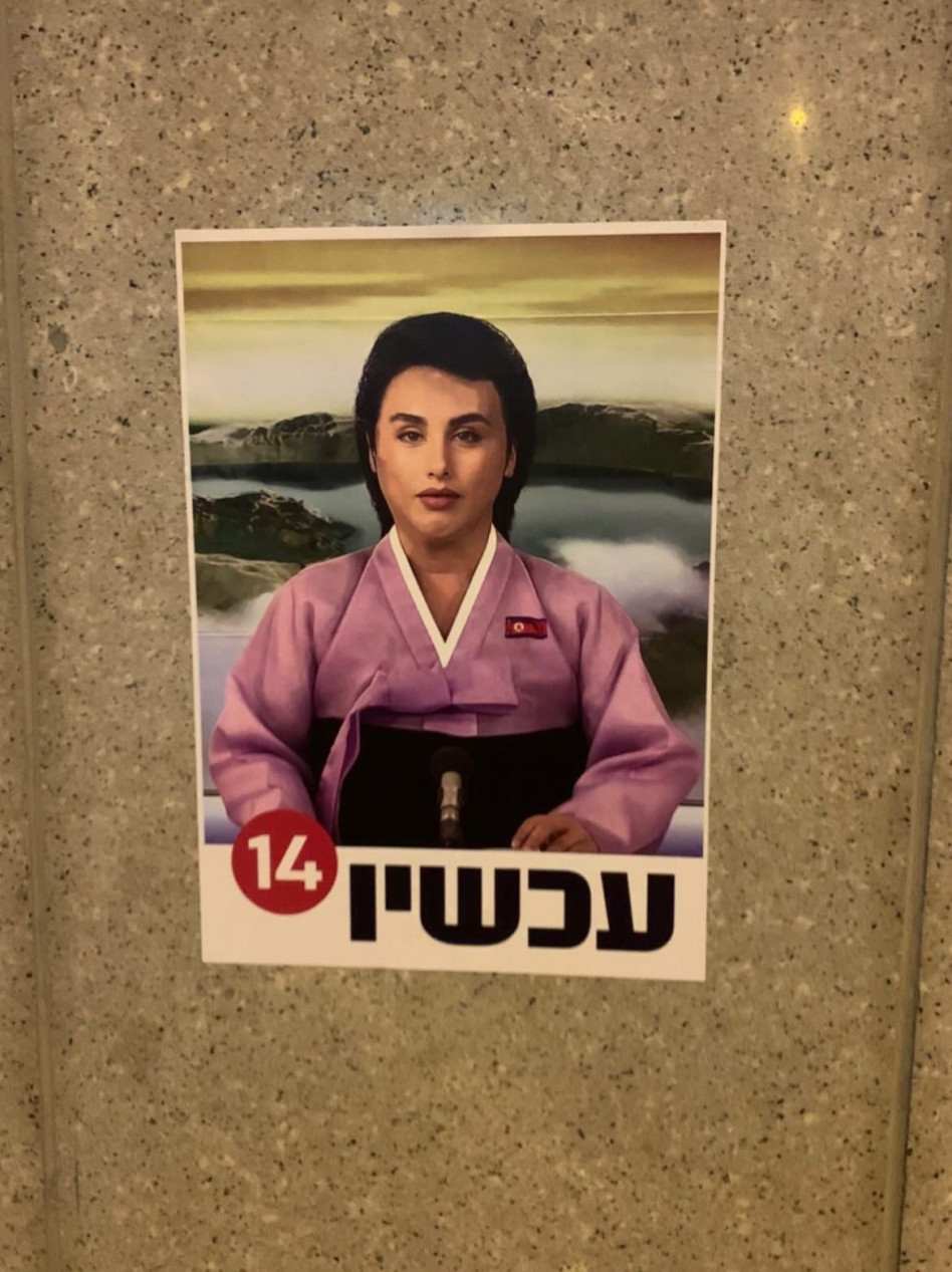 הפוסטר נגד מגי טביבי  (צילום: פרטי)