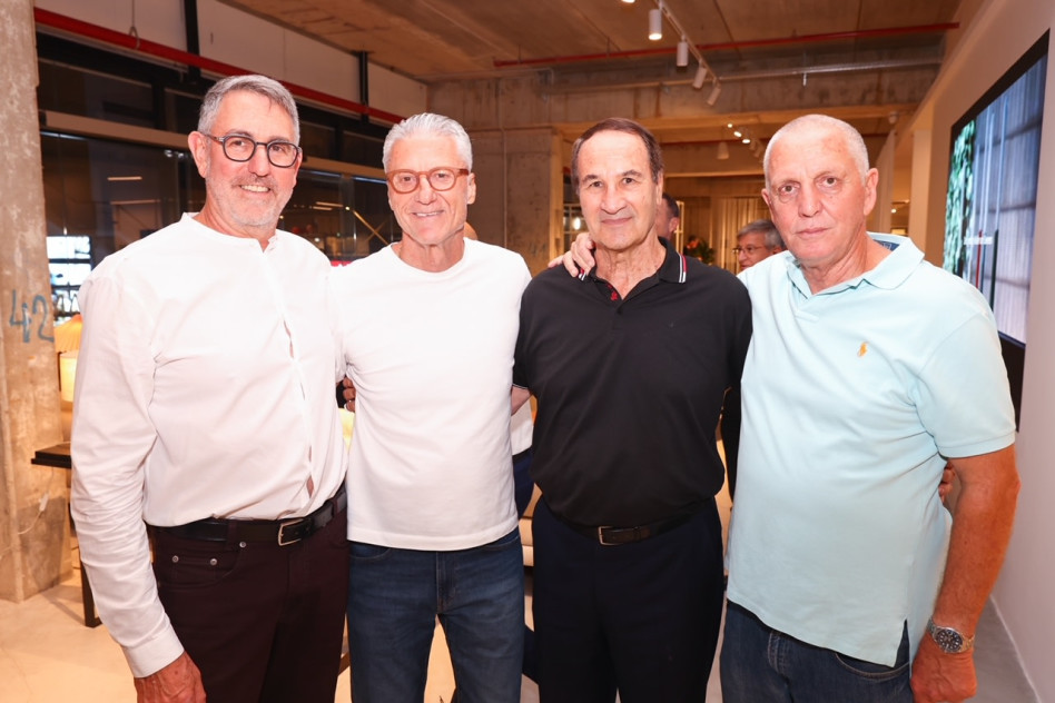 מוטי ארואסטי, טל ברודי, מיקי ברקוביץ ושוקי שוורץ (צילום: לנס הפקות)