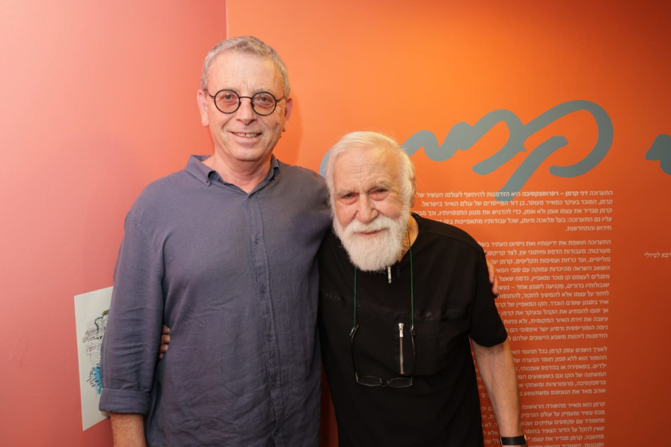 דני קרמן ודני וייס (צילום: רפי דלויה)