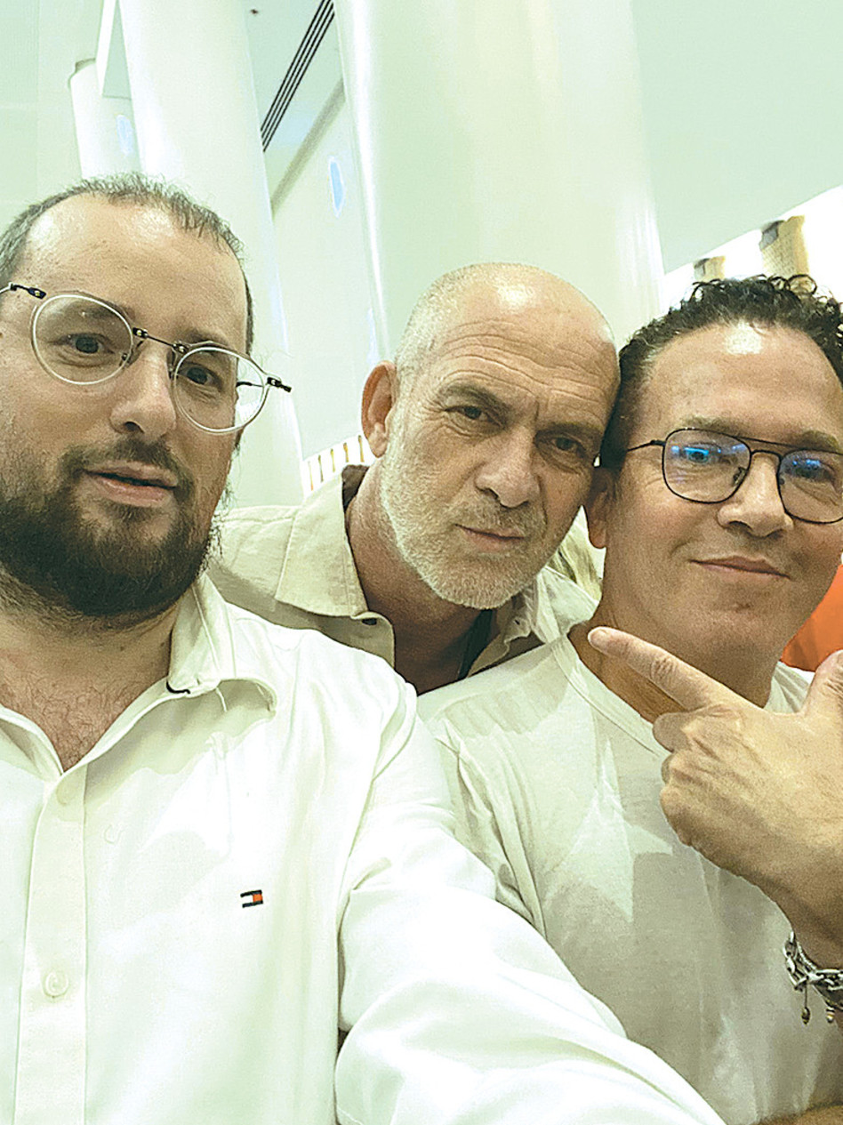 גיא פינס, מוטי רייף וישראל כהן (צילום: פרטי)