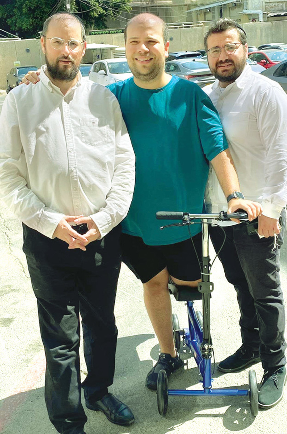 דוד דרוק, טופז לוק וישראל כהן  (צילום: פרטי)