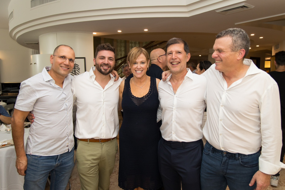 נדב צפריר, יובל שחר,  רקפת רוסק-עמינח, לירן גרינברג ורועי אדלשטיין  (צילום: משה מנגן)