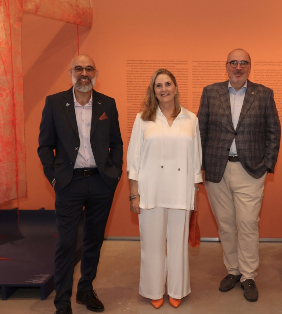 דניס וייל, מיכל הרצוג ורמי טריף (צילום: אלעד זגמן, מוזיאון ישראל)