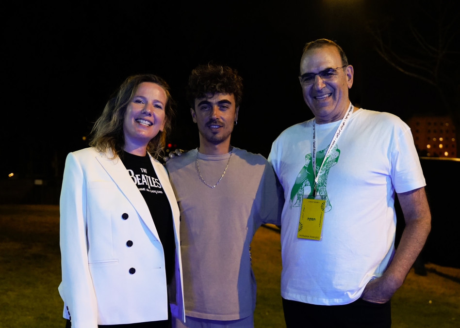 איל שר, מארק אליהו וענבר אפק (צילום: זואי שר)