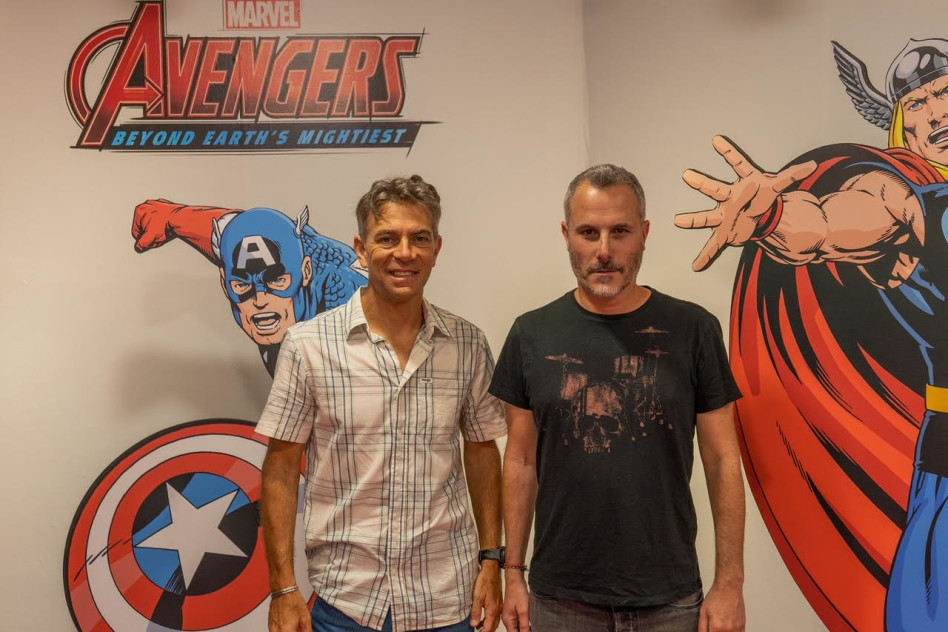 גיא קרני ודן פילץ (צילום: עומר חביבי)