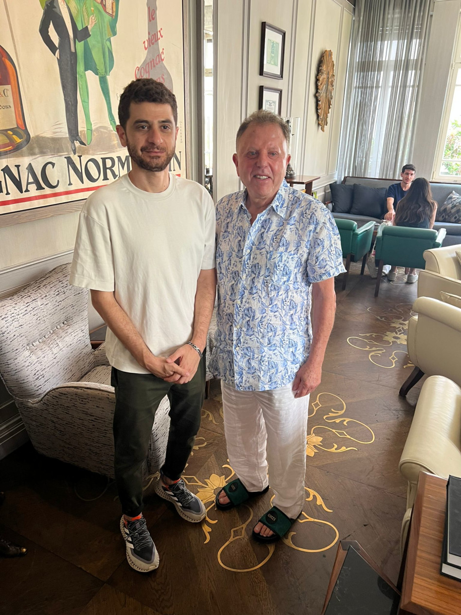 חיים יחזקאל ואור בן מלך (צילום: שירלי בלילה)