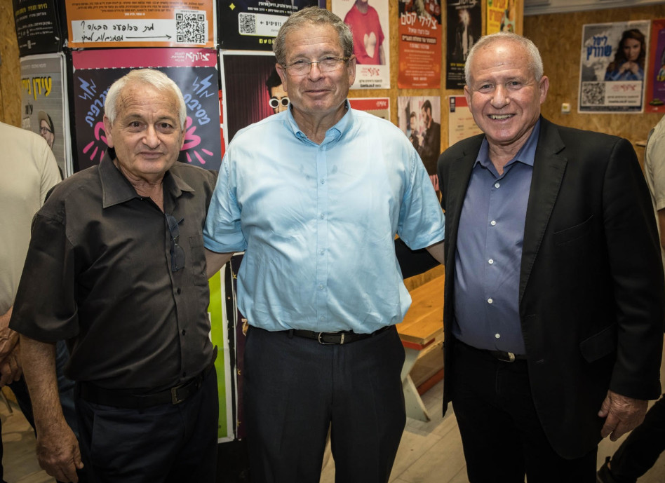 אבי דיכטר, אבשלום (אבו) וילן ואלון שוסטר (צילום: עודד קרני)