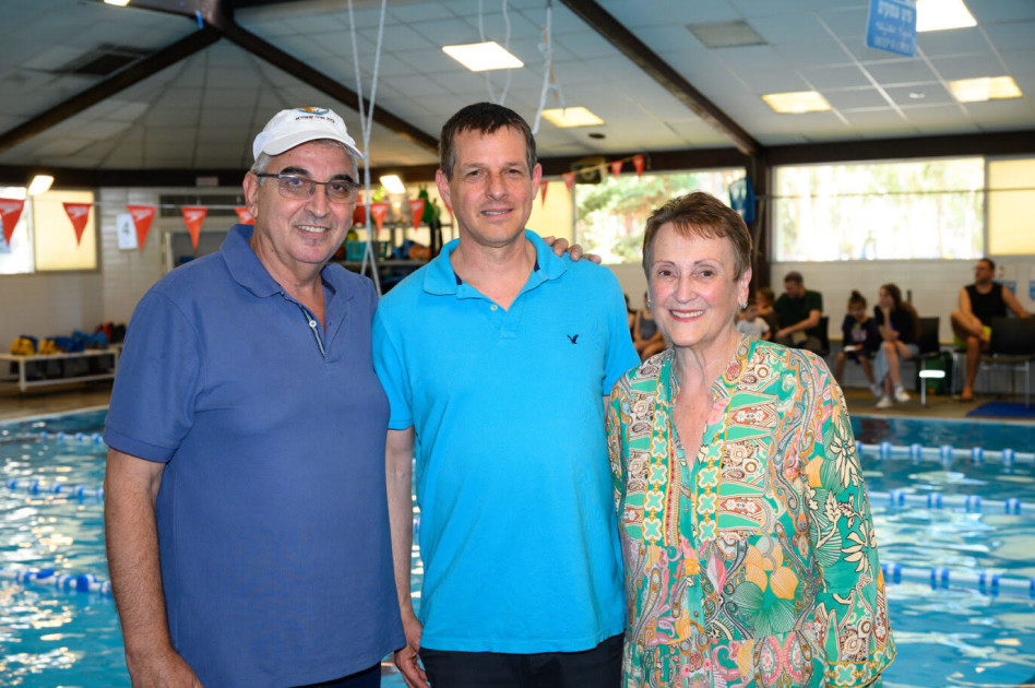 נעמי סטוצ'ינר, עמיר לרנר וחיים ברוידא (צילום:  דויד גארב)