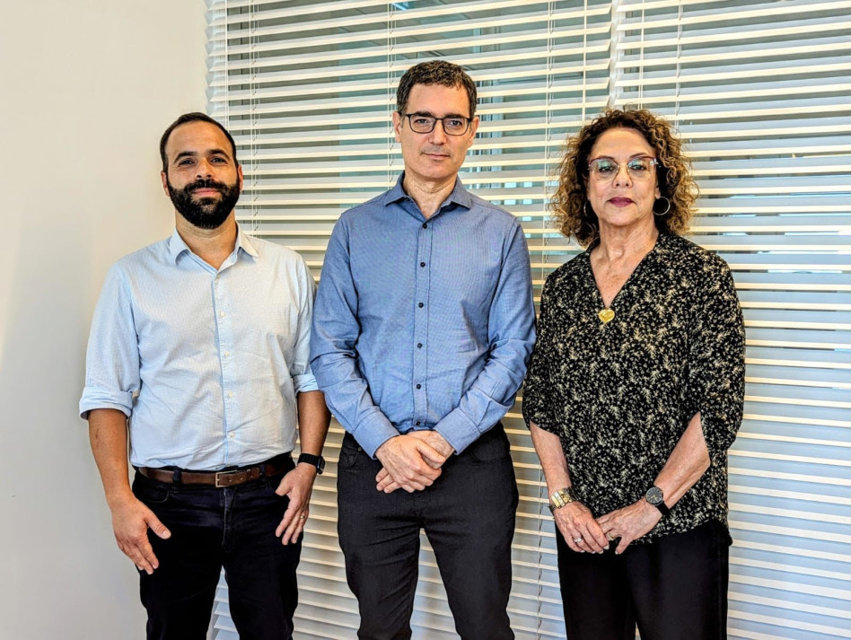 רבקה כרמי, משה בר סימן-טוב ונדב דואני (צילום: דנה ברנזון, ScienceAbroad.)