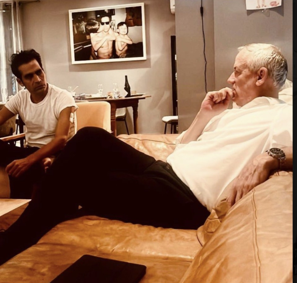 בני גנץ ואביב גפן (צילום: צילום מסך אינסטגרם)