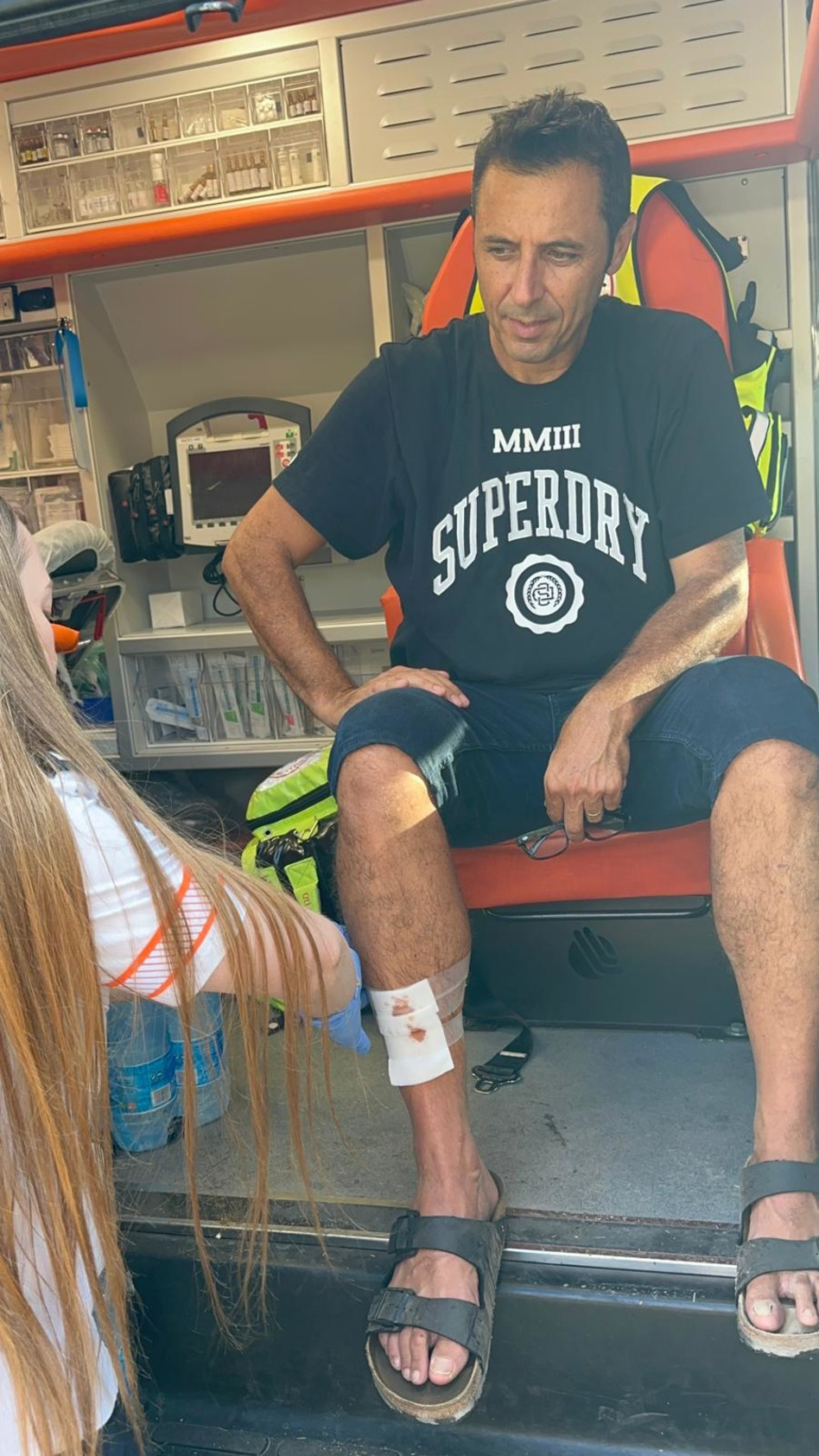 דוד חיים נפצע בחזרות למופע (צילום: עופר מנחם תקשורת ויח''צ)