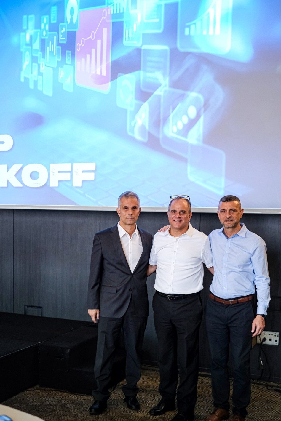 יוסי גבאי, שי בסון ושלומי טחן (צילום: רותם להב)