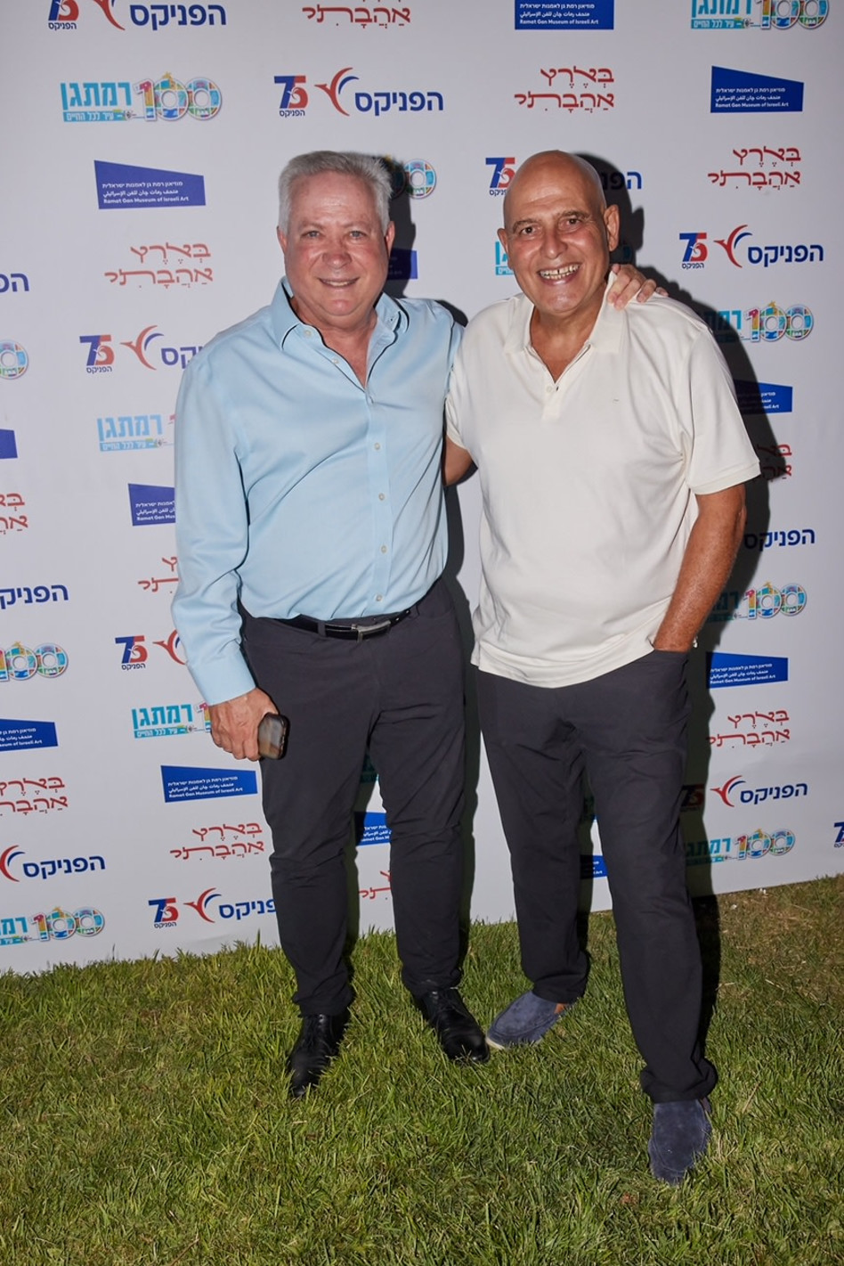 דוד פתאל ואילן גרינבוים (צילום: שוקה כהן)