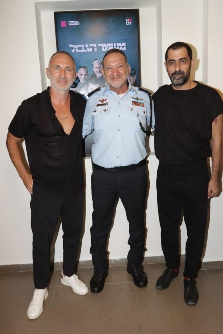 אסי ישראלוף, קובי שבתאי ושלום מיכאלשווילי (צילום: ענת מוסברג)