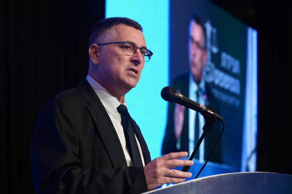 גדעון סער בוועידת לשכת עורכי הדין (צילום: אבשלום ששוני)