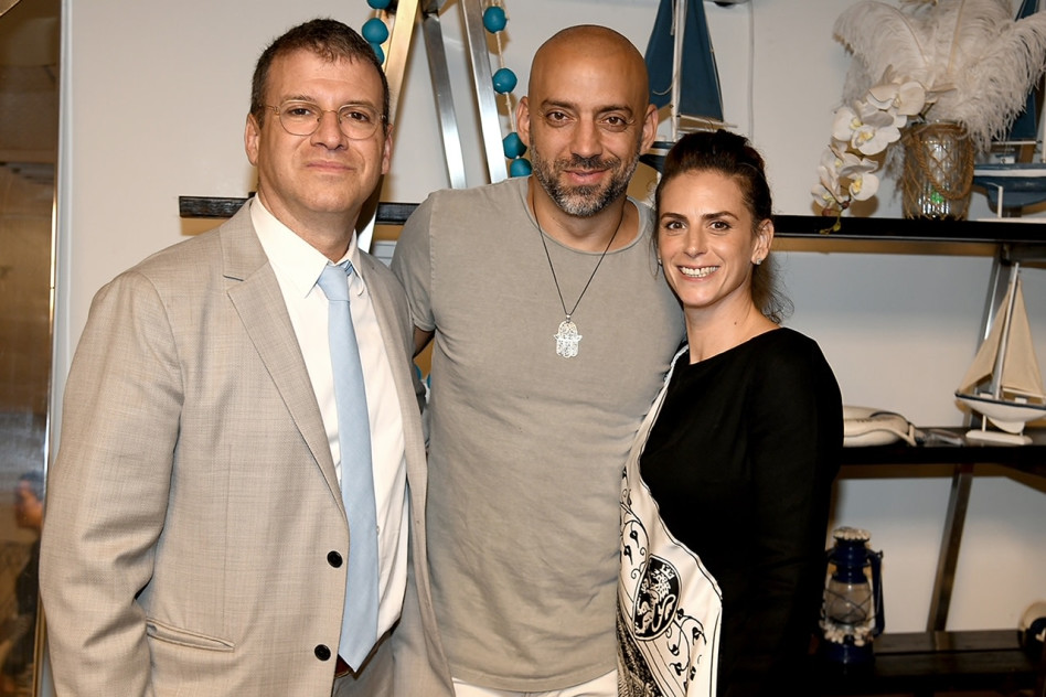 רעות אלפיה, עידן רייכל ועודד הר אבן (צילום: רן בירן)