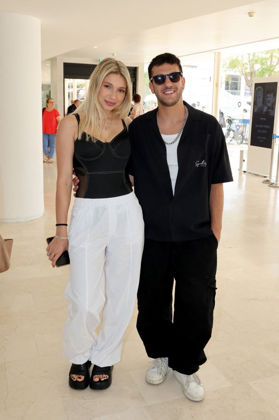 קווין רובין ודניאלה קריסטיה (צילום: איציק בירן)