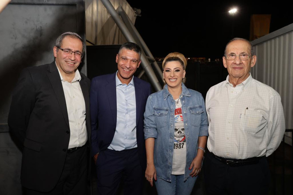 משה וידמן, שרית חדד, משה לארי ואופיר מורד (צילום: באדיבות בנק מזרחי טפחות)