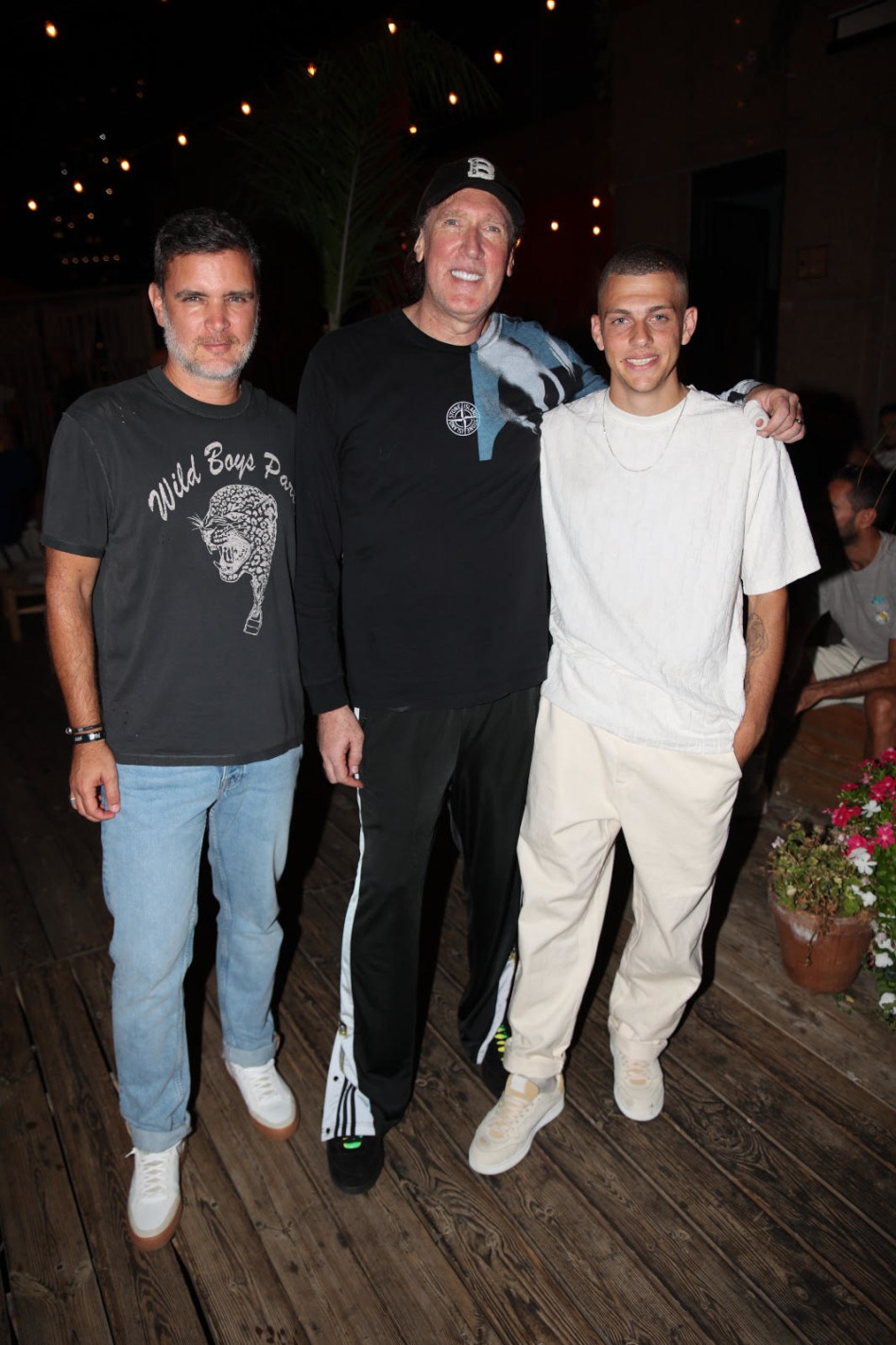 ים בכר, ווין קלקין ואורי רייז (צילום: אור גפן)