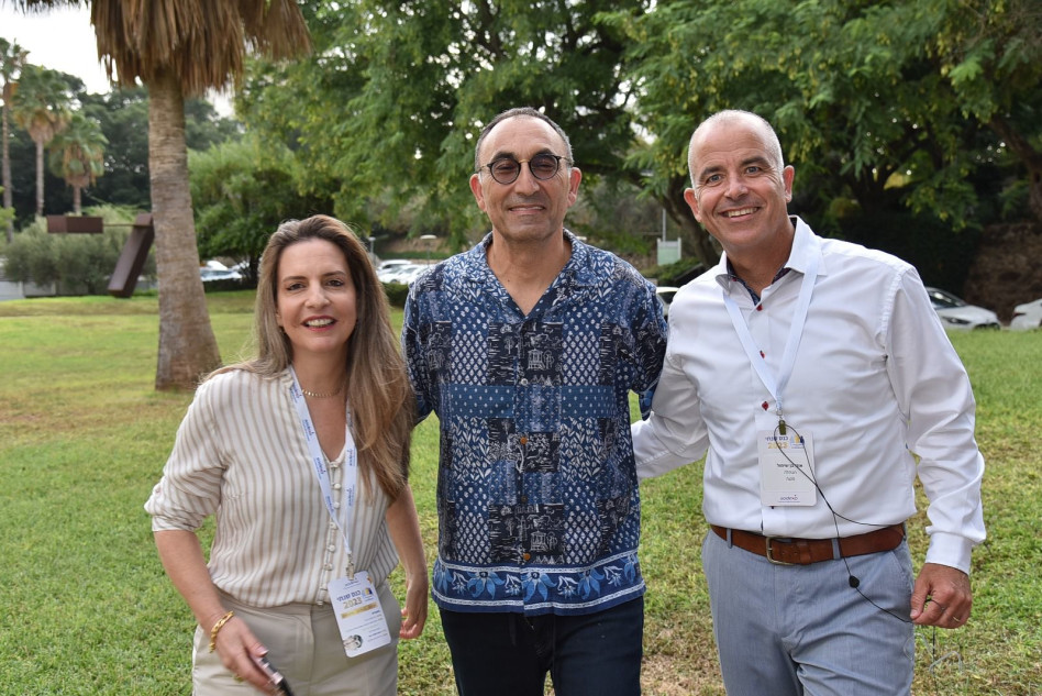 אודי בן שימול, ישראל קטורזה ורינת לחנה (צילום: תם כתום)