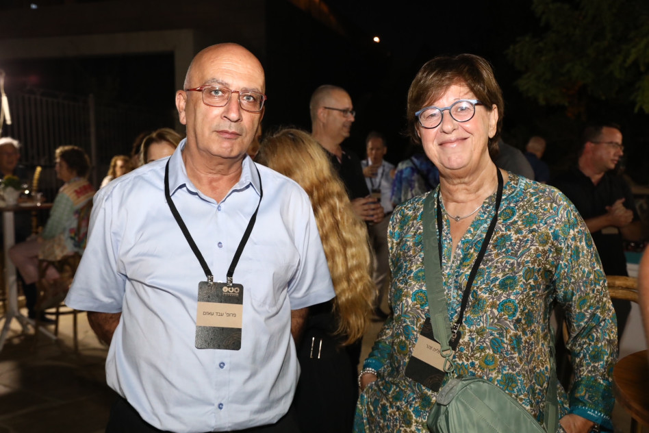 ג'וליה זהר ועבדאלסלאם עאזם  (צילום: יעל צור)