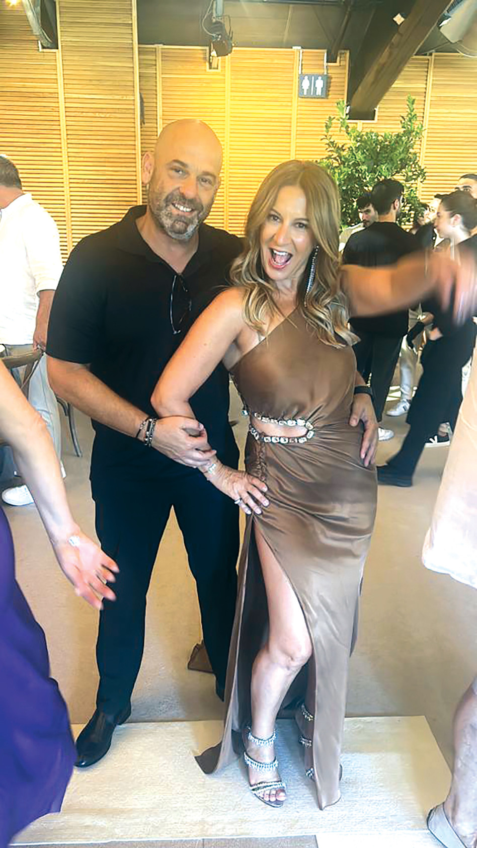 טלי ברקוביץ' ובן הזוג אלי כהן (צילום: פרטי)