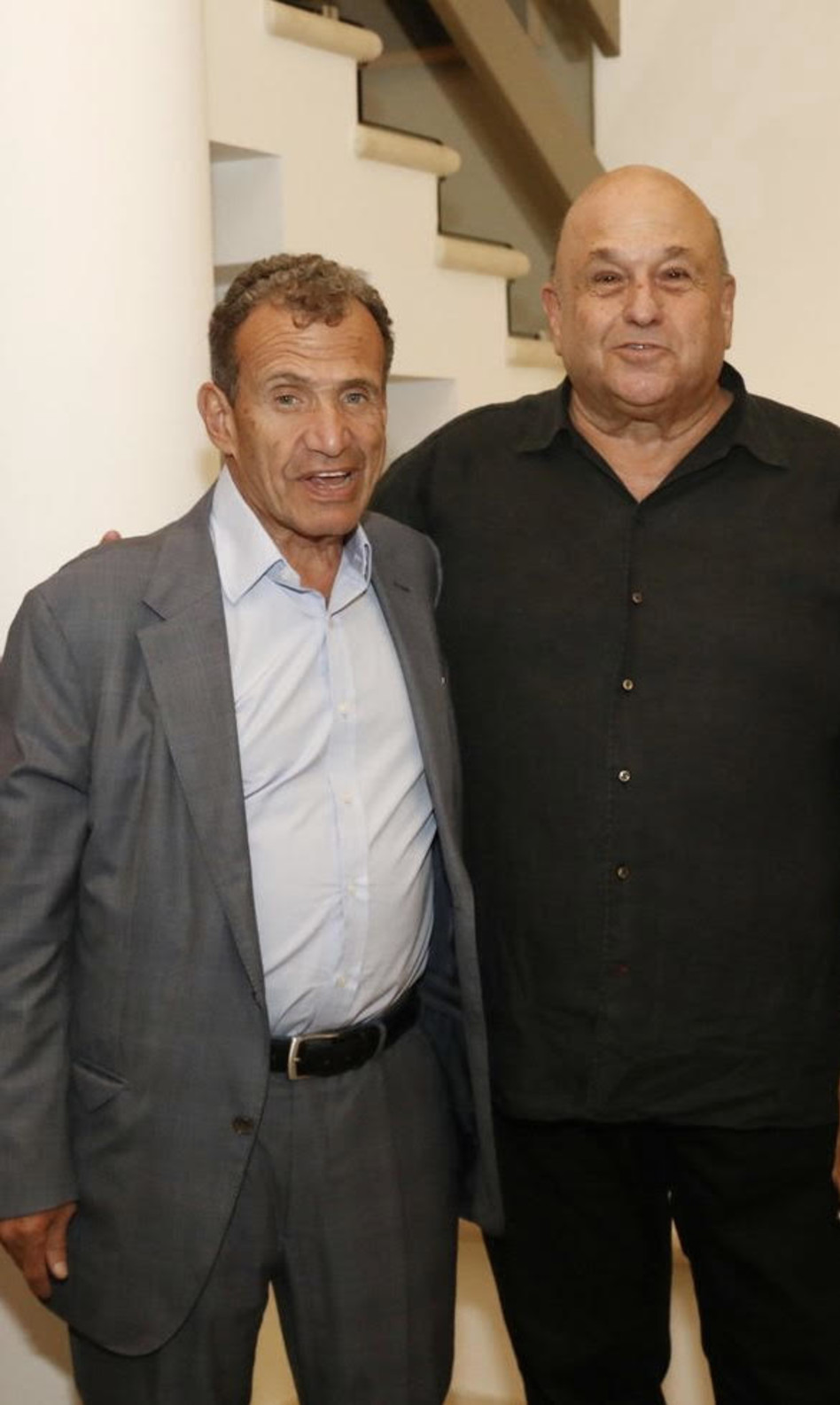 דוד פורר ופויו זבלדוביץ' (צילום: יעל צור)