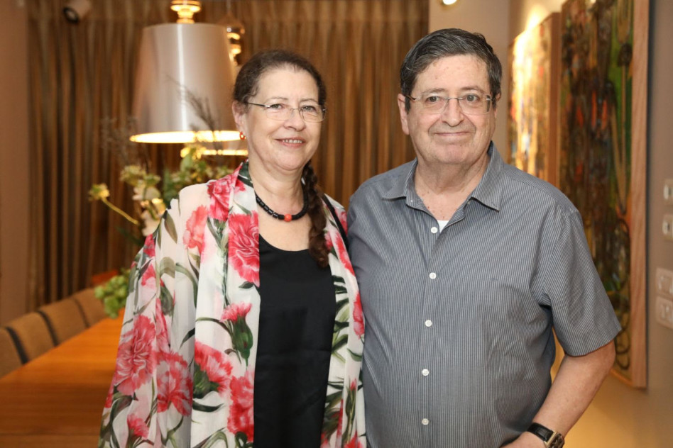 מורי ודוריס ארקין (צילום: יעל צור)