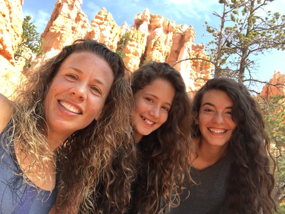 גלית בירנבוים נבון בטיול קרוואנים בארה''ב (צילום: פרטי)