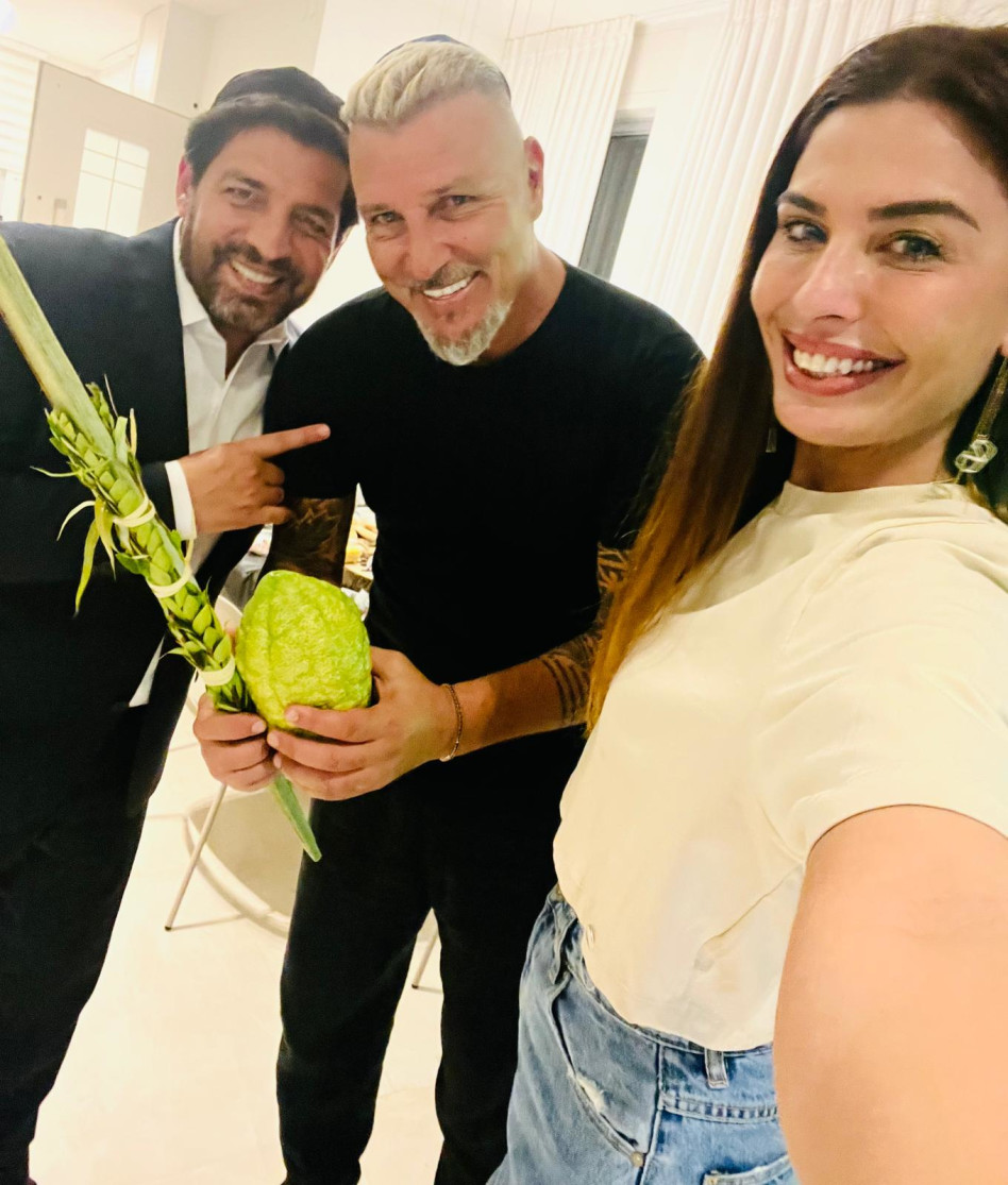 מרדכי חסידים, איציק זוהר, מיטל (צילום: פרטי)