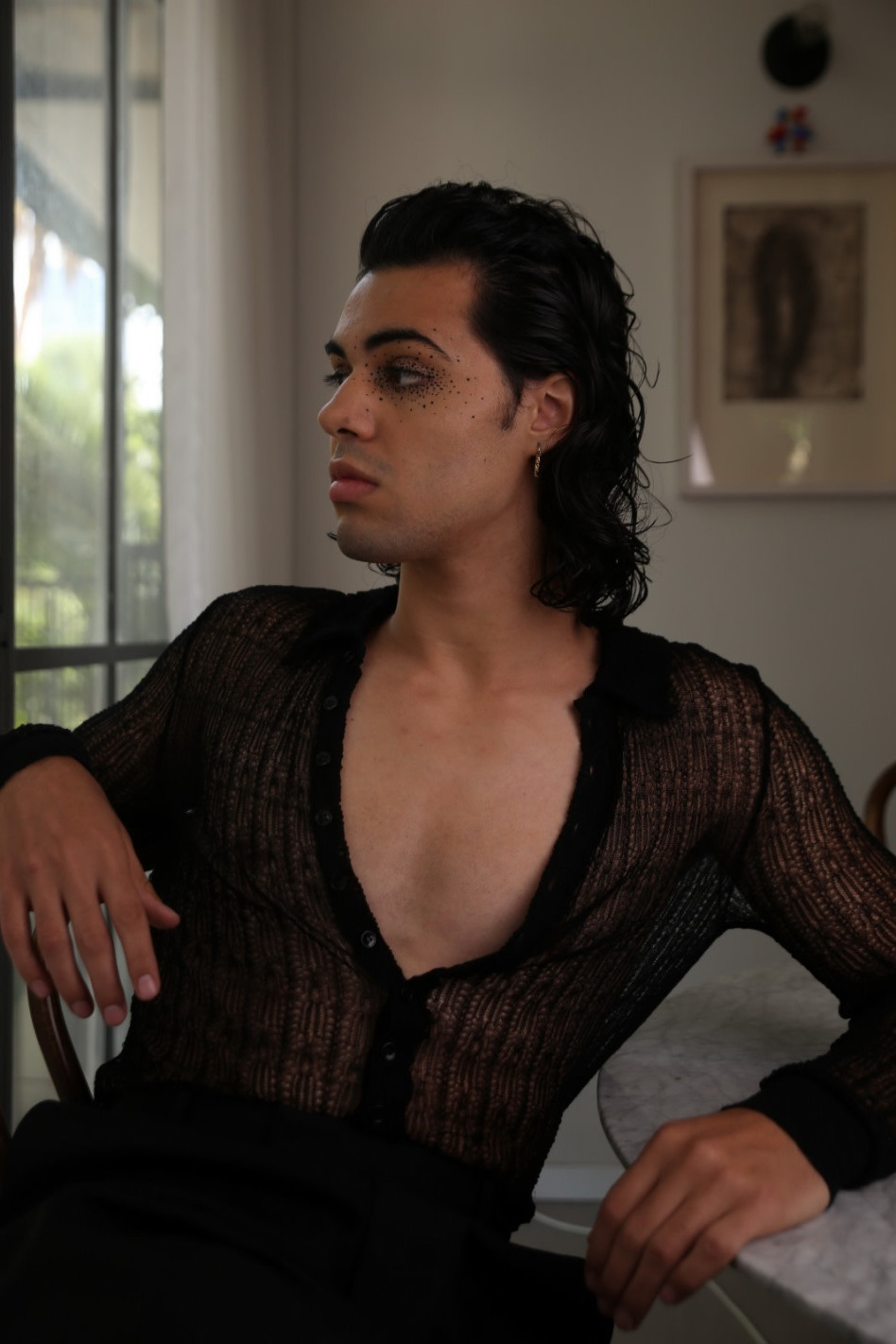 מרגי על סט הצילומים של IL MAKIAGE  (צילום: רותם לבל)