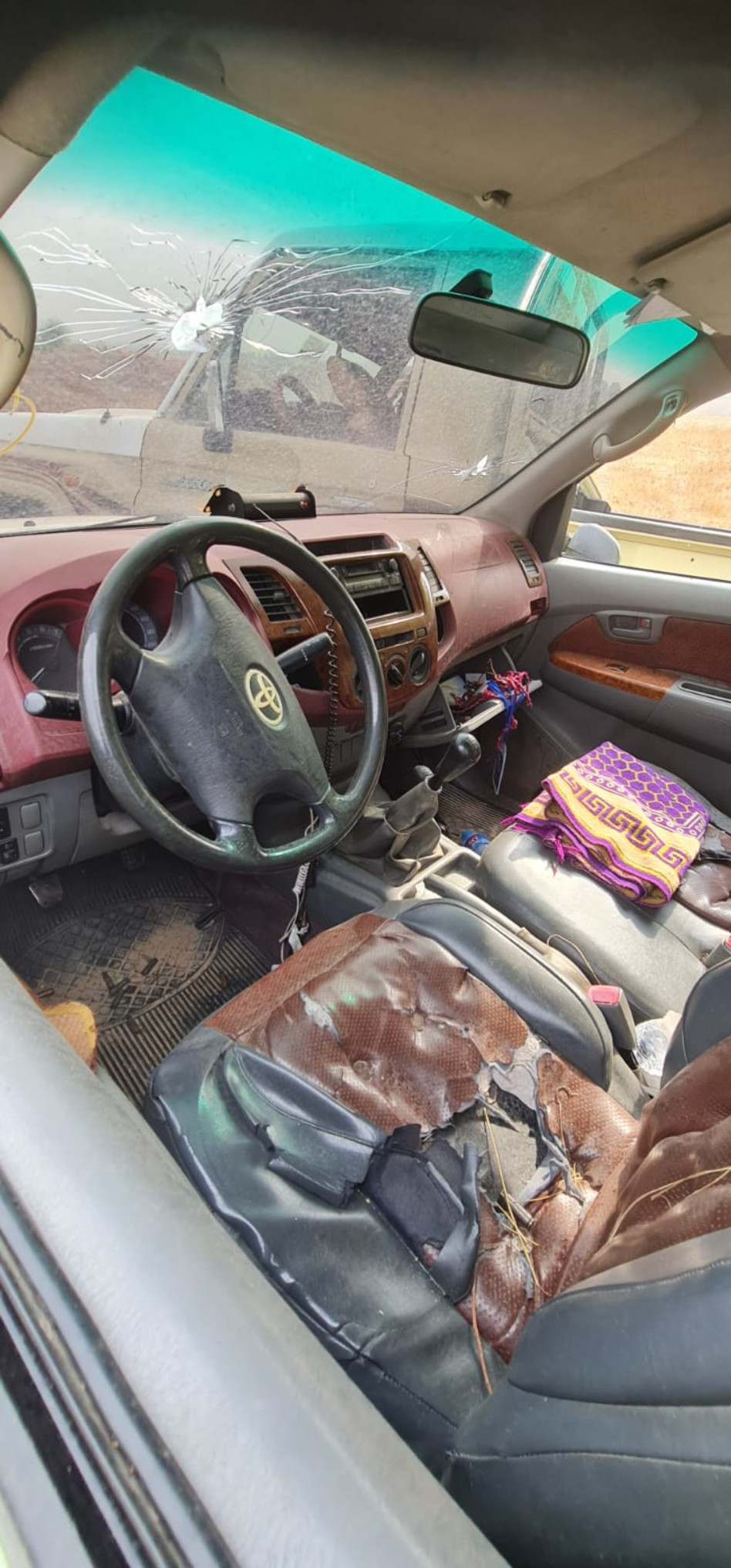 זירת הטבח ברעים (צילום: טל לב רם)