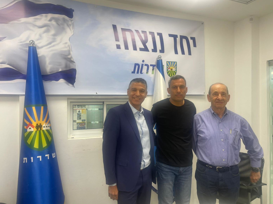  משה וידמן, אלון דוידי ומשה לארי (צילום: יח''צ בנק מזרחי טפחות)