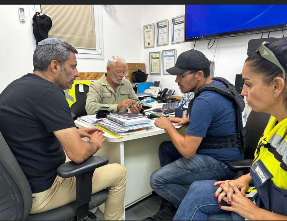 איתן יוחננוף בחמ''ל העיר שדרות (צילום: שמעון לוי)