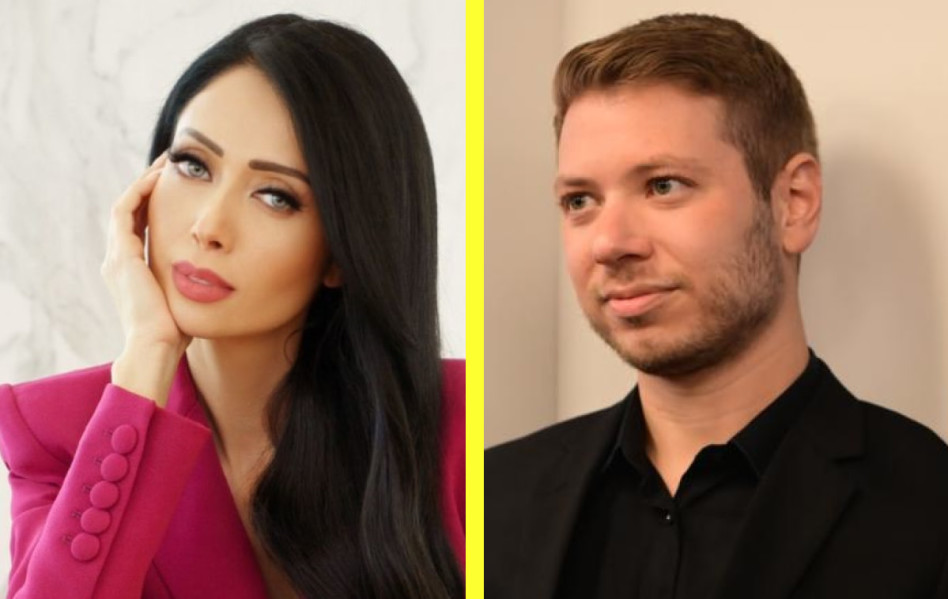 יאיר נתניהו, ניקול ראידמן (צילום: אבשלום ששוני,אלמוג גבאי)