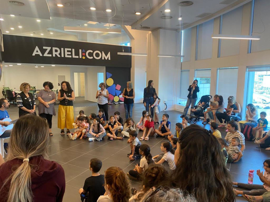 המיזם חינוכי במרכז עזריאלי תל אביב  (צילום: רחלי נפתלי)