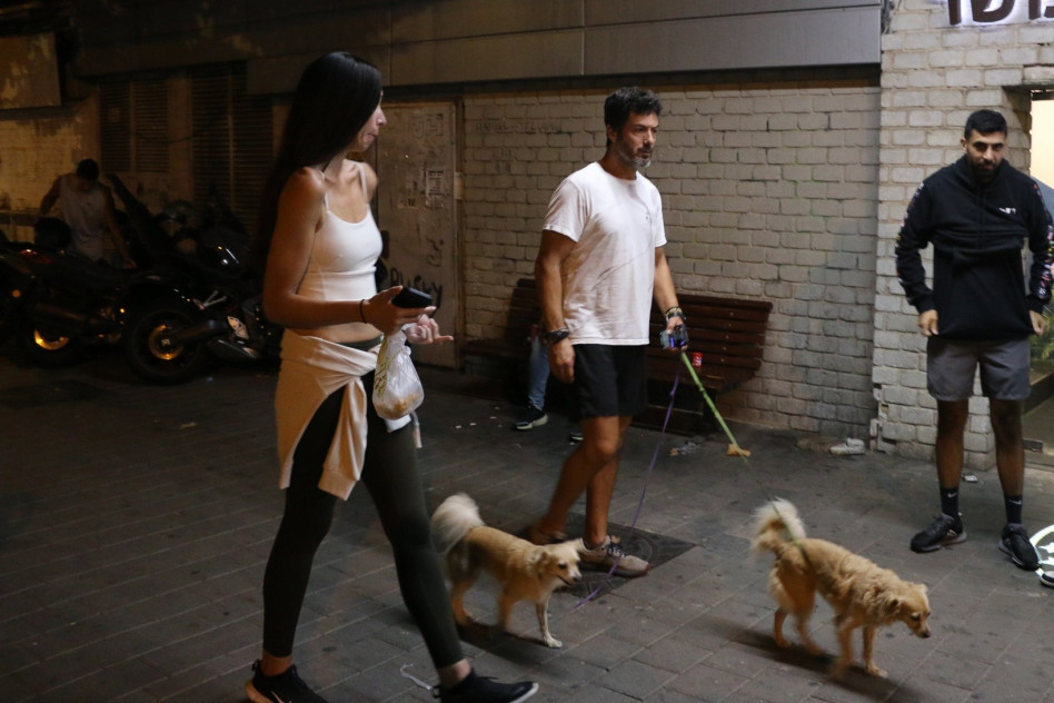 רון שחר וידידה (צילום: ניר פקין)