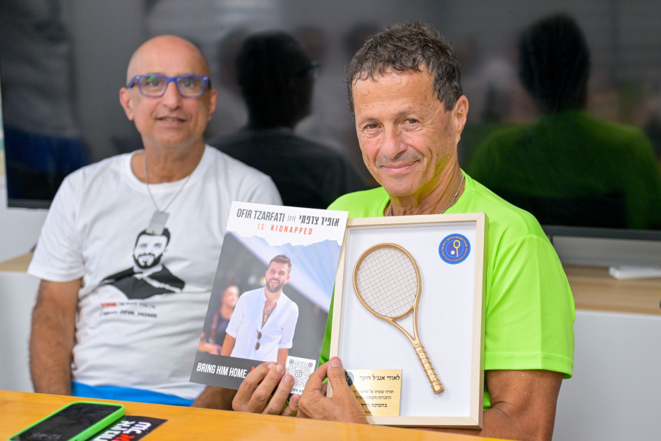 אודי אנג'ל ואייל תעוז  (צילום: אלכס גולדשטיין)