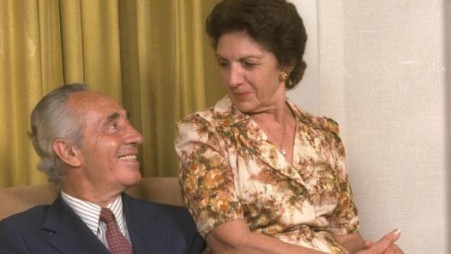 שמעון פרס סוניה פרס (צילום: נתי הרניק, פלאש 90)