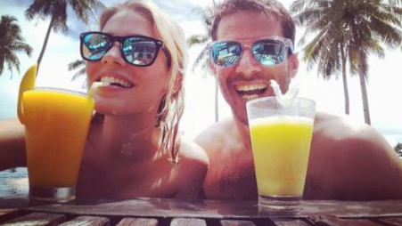 שיר מורנו עם אורן מאור (צילום: אינסטגרם)