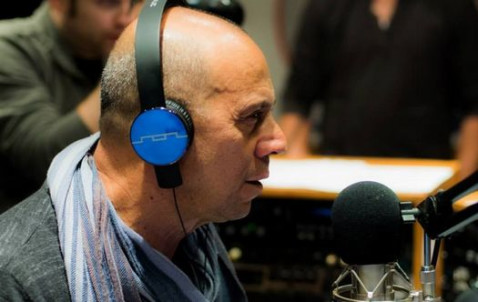 דידי הררי בשידור ברדיו (צילום: קובי ריכטר)