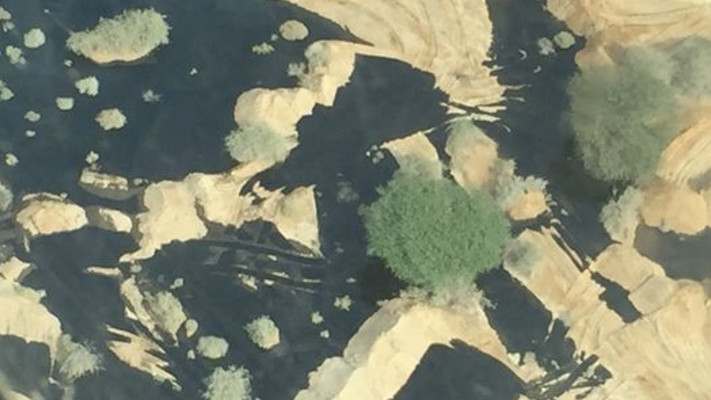 דליפת הנפט בשמורת הטבע עברונה