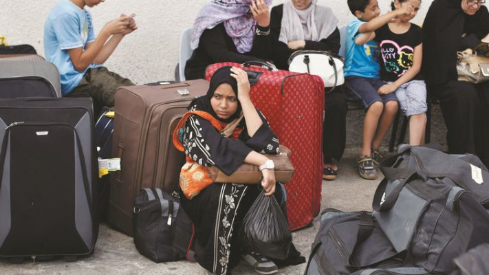 תושבי עזה. נרוצץ את הטרור ואז נדאג גם לאוכלוסייה. צילום: רויטרס