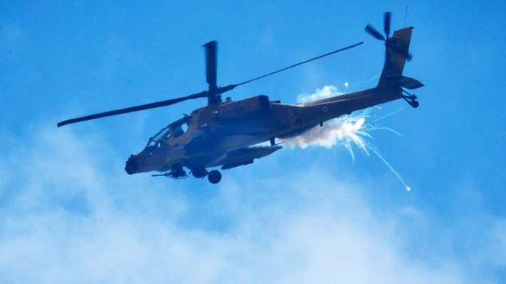 מסוק אפאצ'י של חיל האוויר. צילום: משה שי, פלאש 90