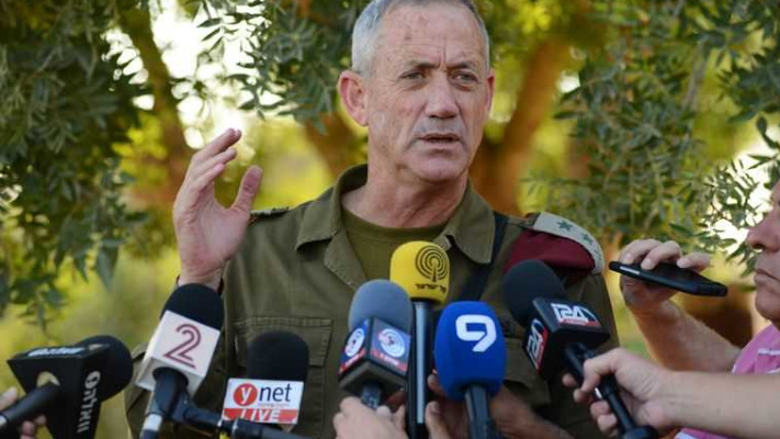 חלש, לא אסרטיבי וקצת מנותק מהמציאות. גנץ. צילום: פלאש 90