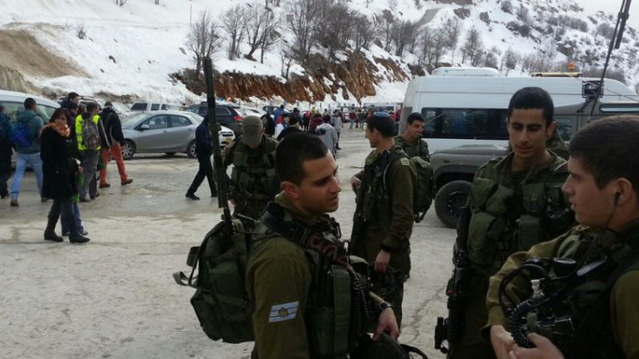 אתר החרמון מפונה ממבקרים אחרי ירי הרקטות. צילום: שרהלה סגל, קו האופק 