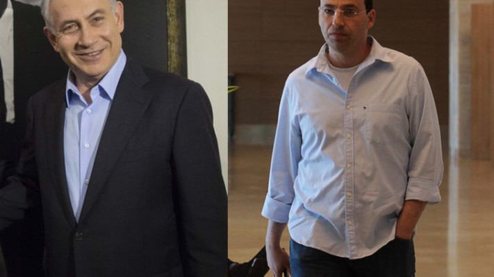דרוקר ונתניהו. צילום: פלאש 90