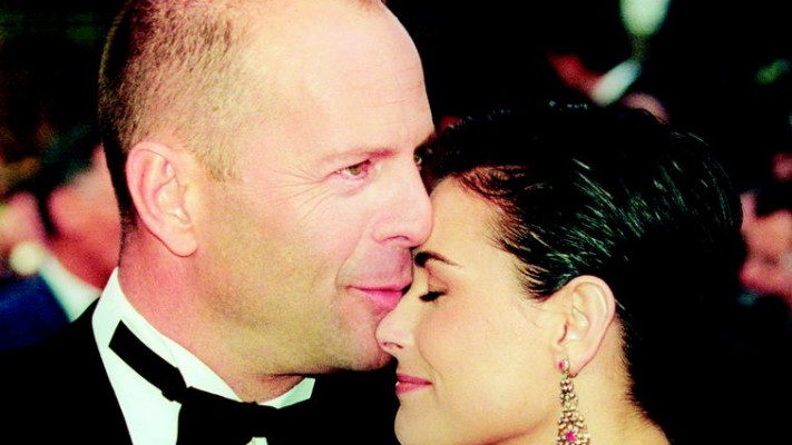 ברוס וויליס ודמי מור (צילום: רויטרס)