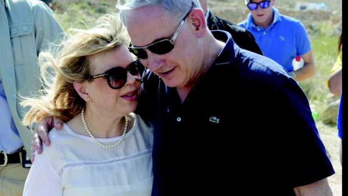 &quot;אישה מטורללת ואיש חלש&quot;, בני הזוג נתניהו. צילום: נתי שוחט, פלאש 90